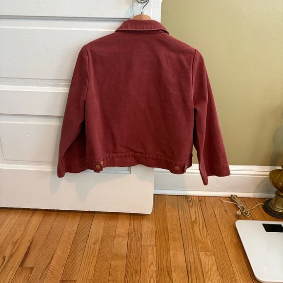 Ilana Kohn - Tabby Cropped Jacket Rosewood Small - Picture 3 of 6